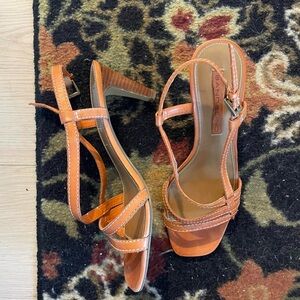 Bandolino Women's Brown Strappy Heels